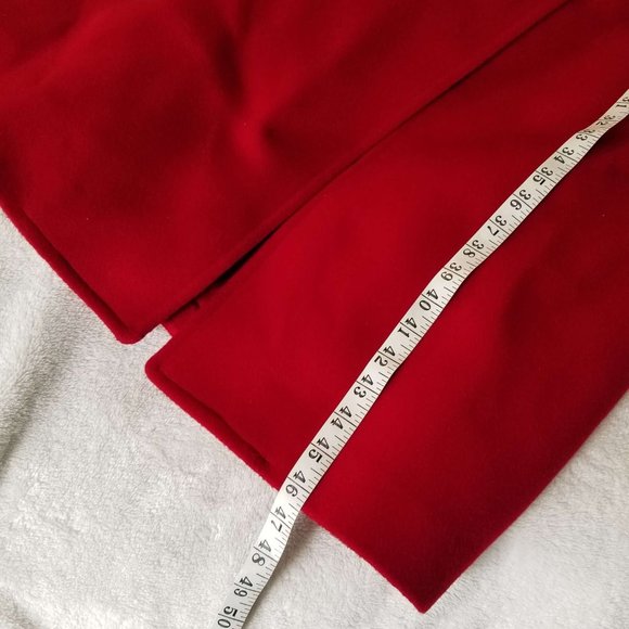 Vintage Wells & Coverly Red Wool Coat - Picture 11 of 16